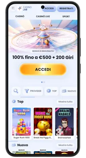 Accedi al sito del casinò