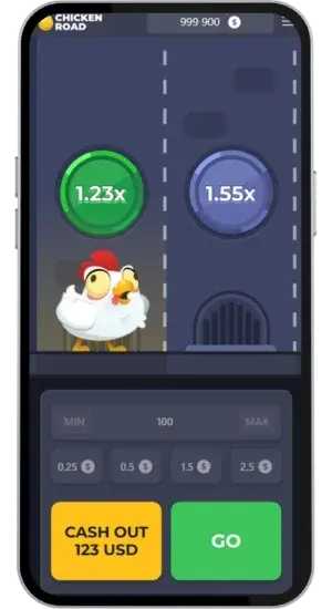 Chicken Road Run con moltiplicatore x1.23