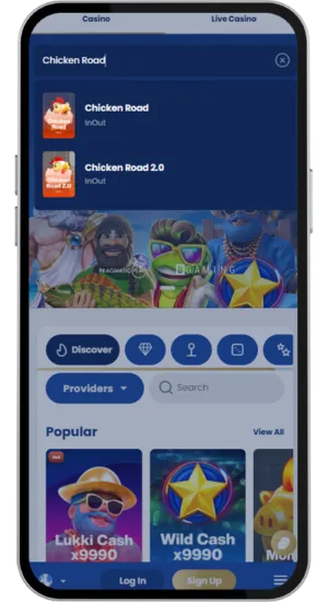 Chicken Road spil lobby