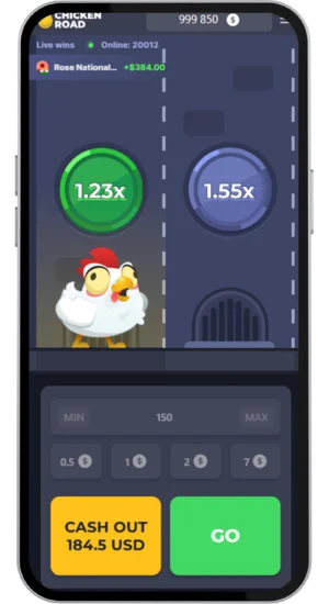 Huhn springt durch Dungeon-Fallen