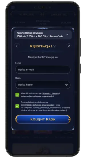 Zarejestruj się i graj